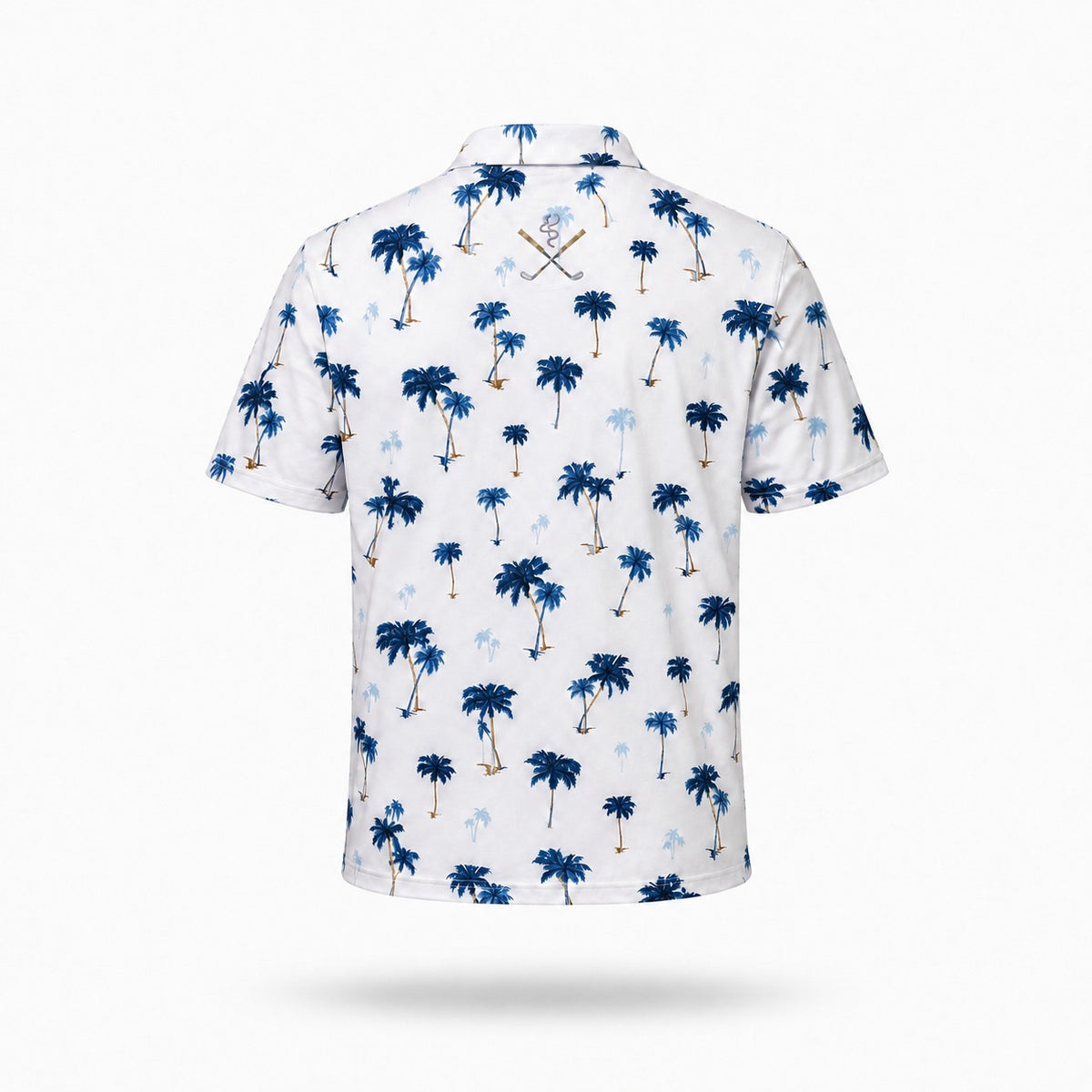 The Island Polo, palm print, back