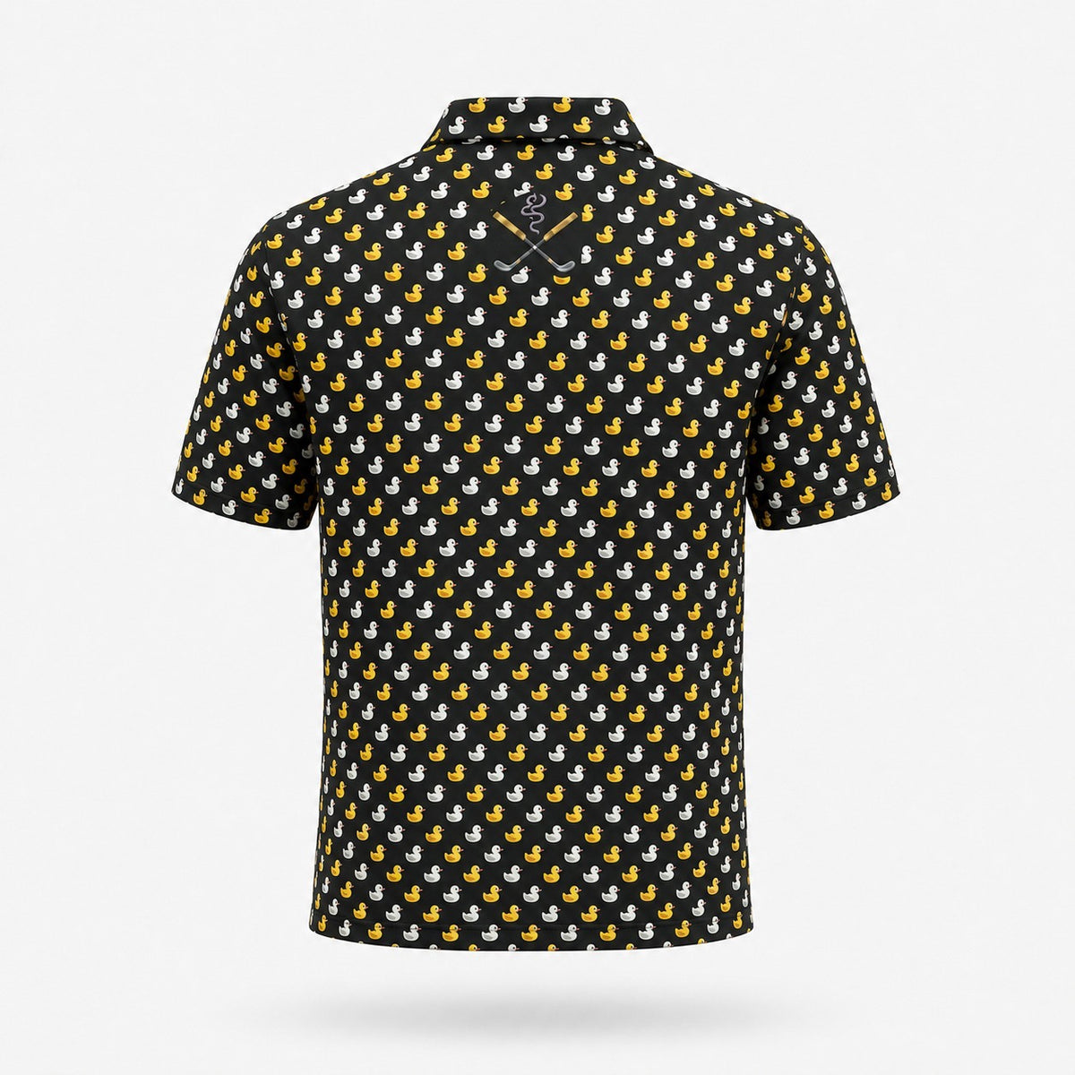 The Duck Hook Polo, rubber duck print, back