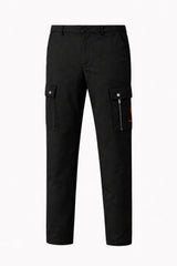 Cigar Golf cargo pant black red logo front
