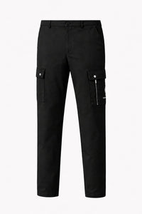 Cigar Golf cargo pant black white logo front