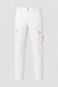 Cigar Golf cargo pant white red logo front