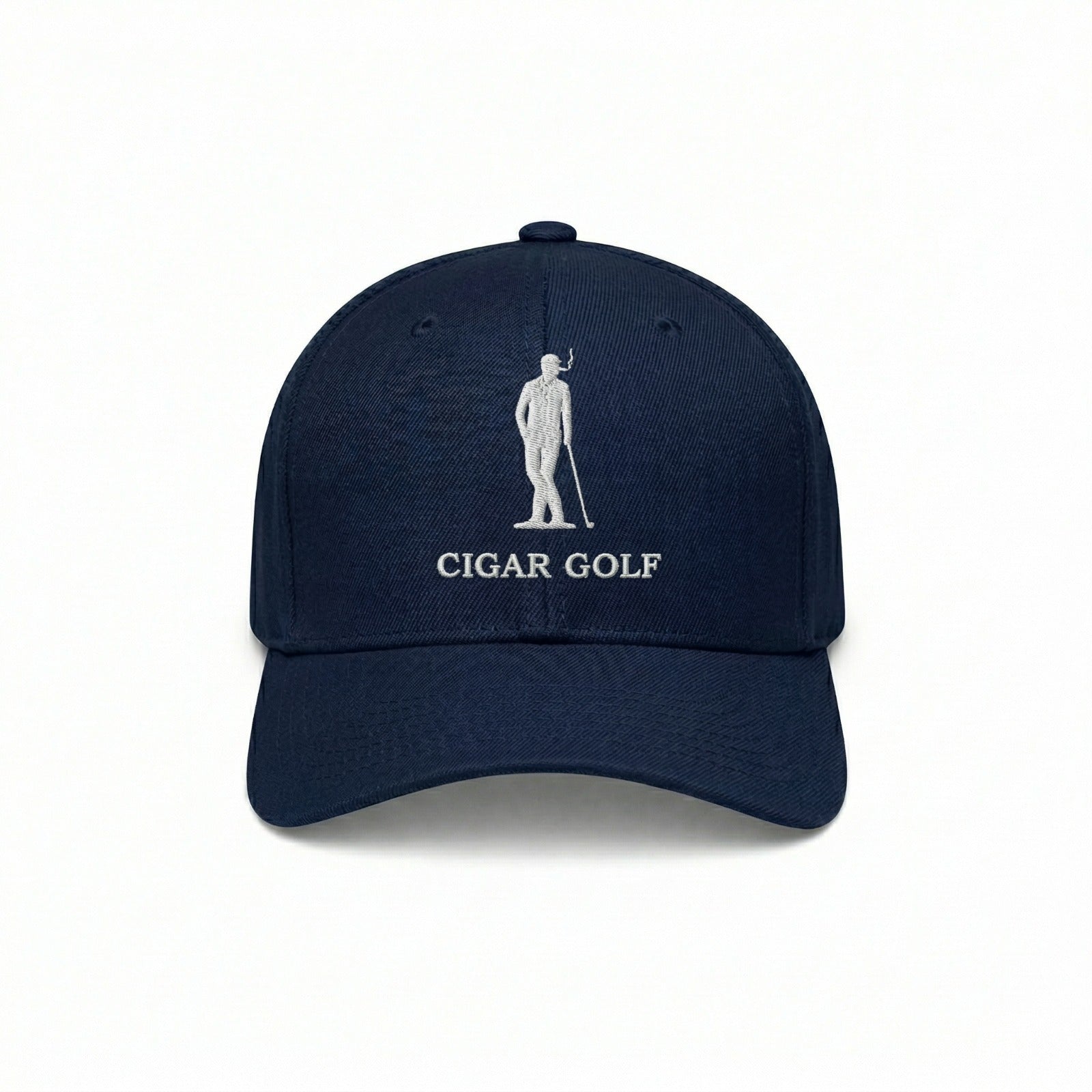 Navy hat with White logo