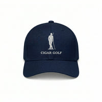 Navy hat with White logo