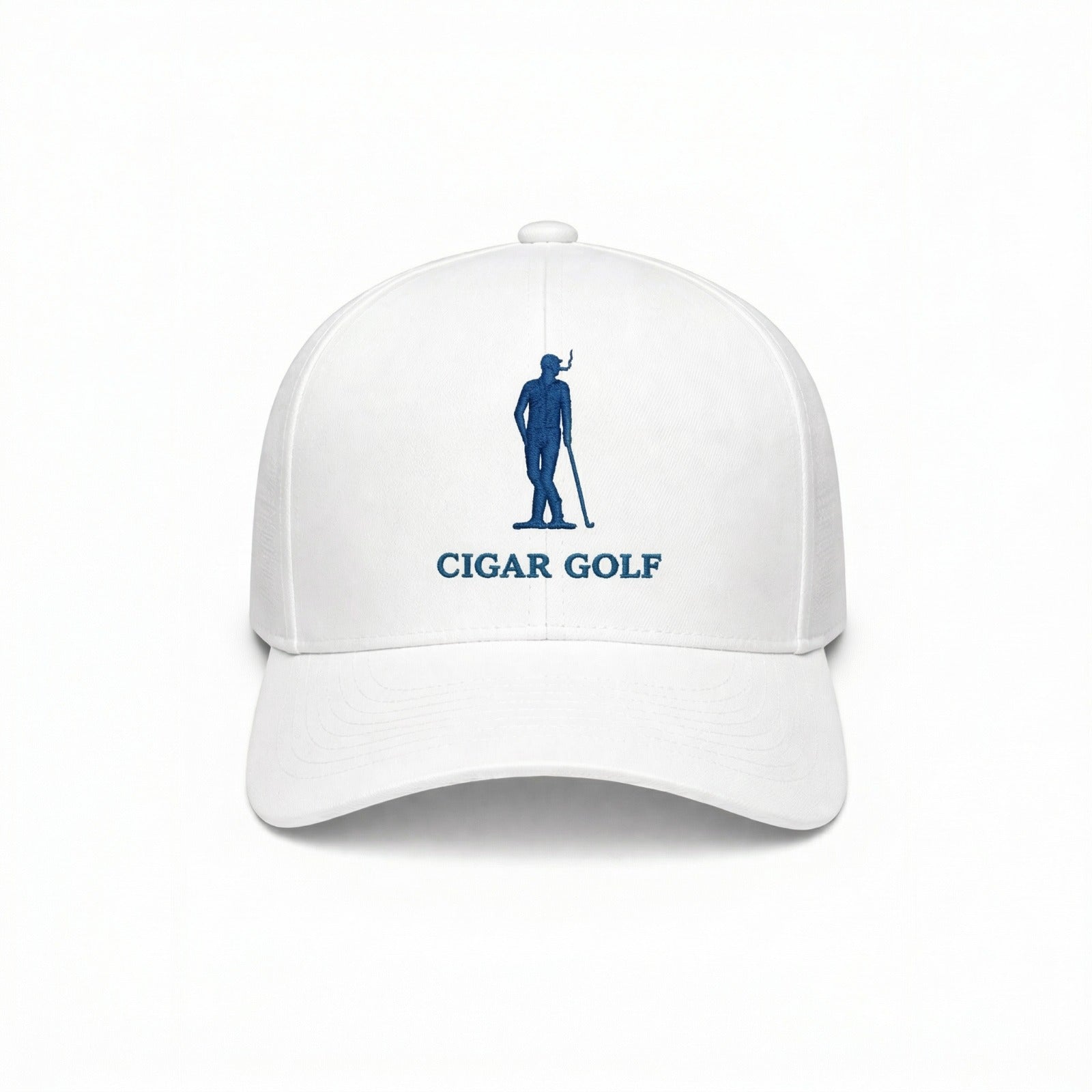 White hat with Navy logo