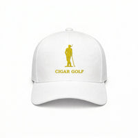 White hat with Yellow logo