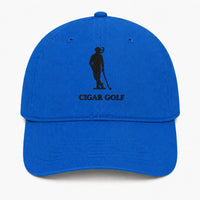Blue hat with Black logo - front