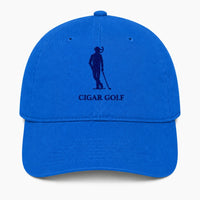 Blue hat with Navy logo - front
