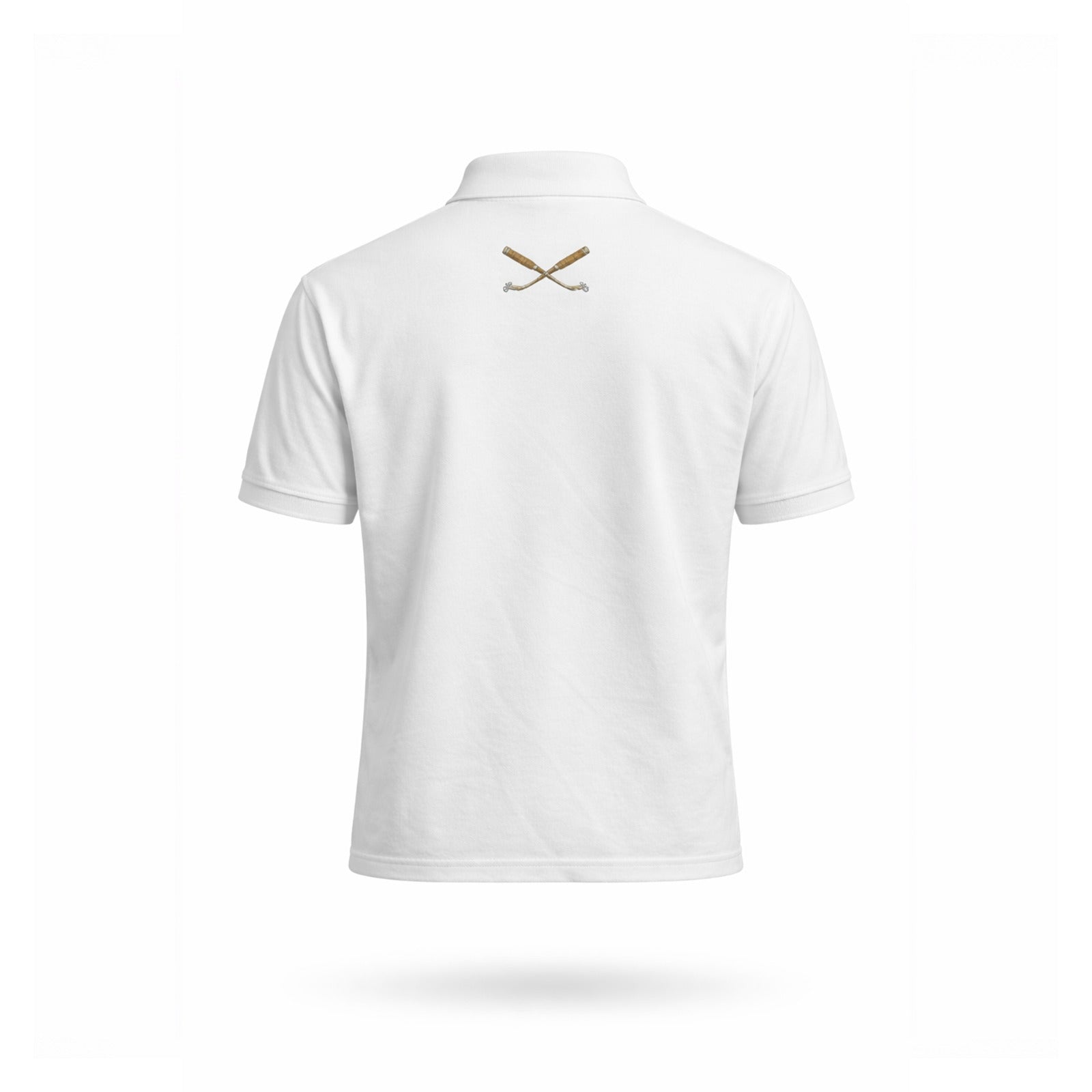 Classic White polo — back