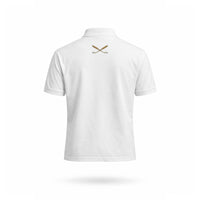 Classic White polo — back