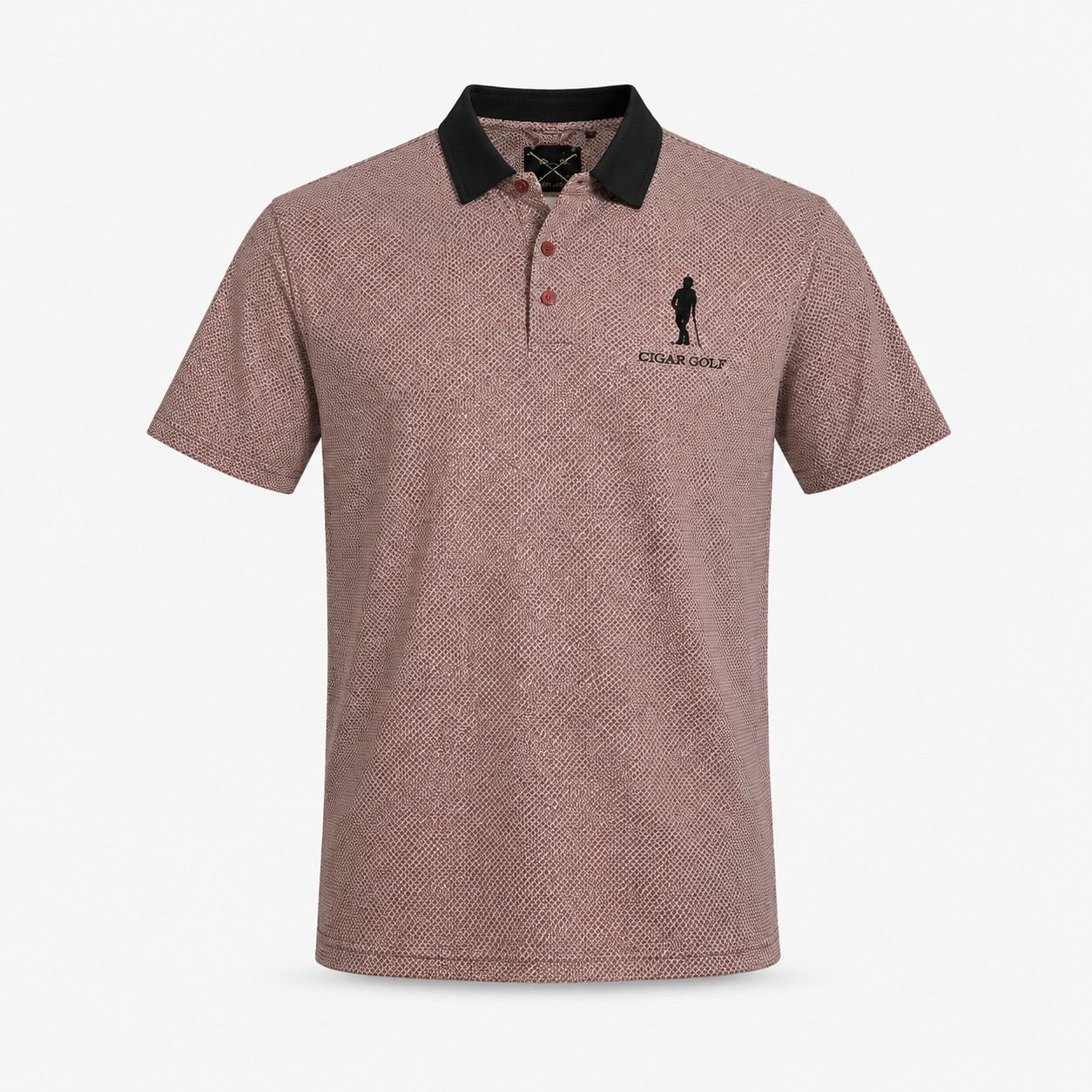 Dotted Red polo — front