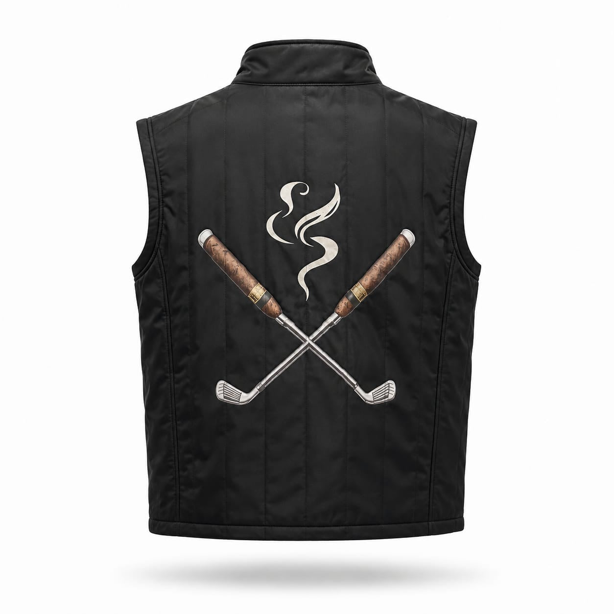 Cigar Golf property vest black flat back
