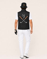 Cigar Golf property vest black model back
