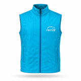 Cigar Golf property vest blue flat front