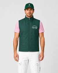Cigar Golf property vest green model front