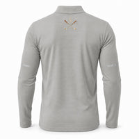 Cigar Golf quarter zip grey back