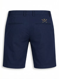 Navy with White Logo shorts - back